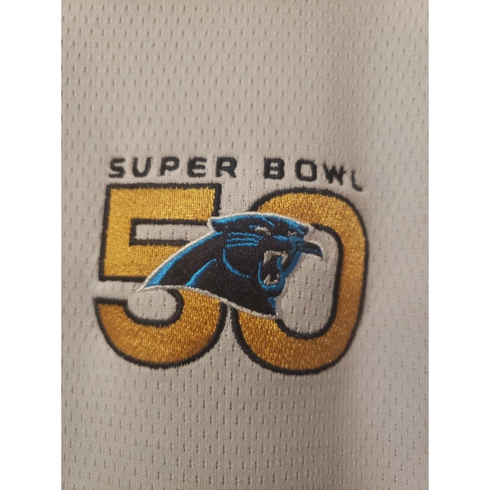 Cutter &‎ Buck NFL Carolina Panthers Super Bowl 50 Men's Sz XL 1/4 Zip Pullover - Picture 2 of 5